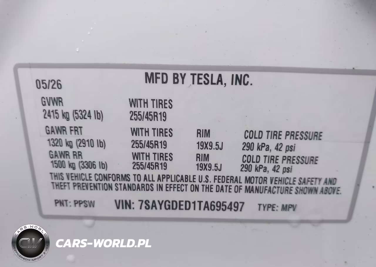 2026 Tesla Model Y Premium Rear-Wheel Drive-Rear-Wheel Drive VIN:7SAYGDED1TA695497 - 9