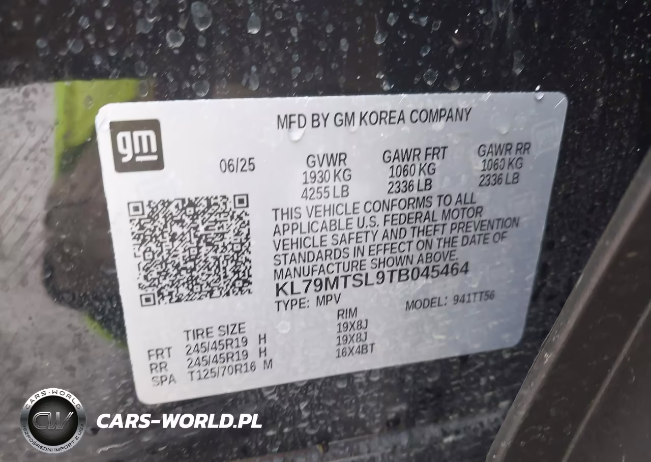 2026 Chevrolet Trailblazer Fwd Rs VIN:KL79MTSL9TB045464 - 9
