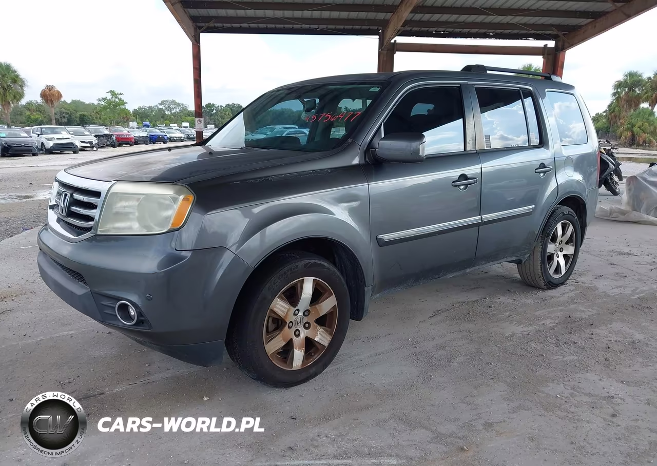 2013 Honda Pilot Touring VIN:5FNYF3H91DB039967 - 2