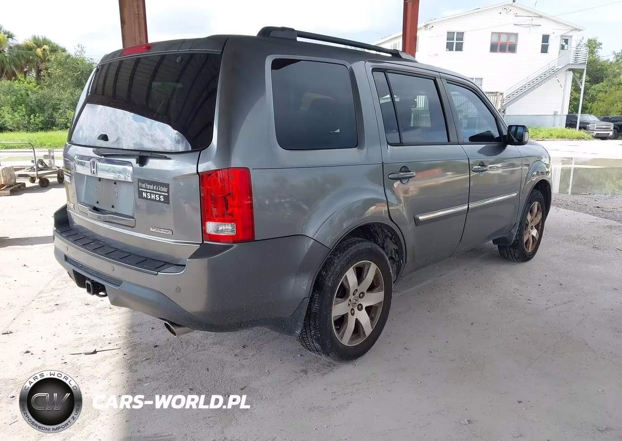 2013 Honda Pilot Touring VIN:5FNYF3H91DB039967 - 4