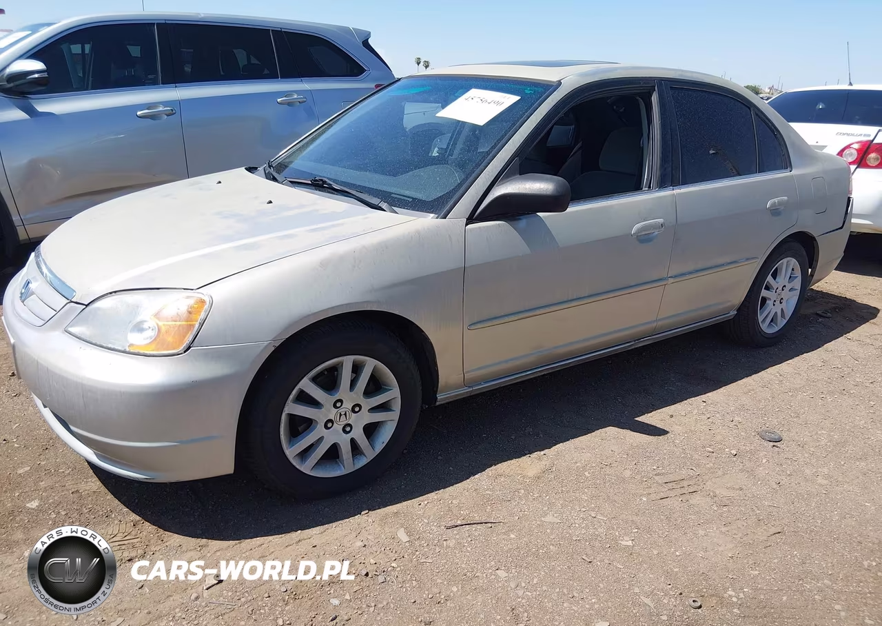 2001 Honda Civic Ex VIN:2HGES26721H571214 - 2