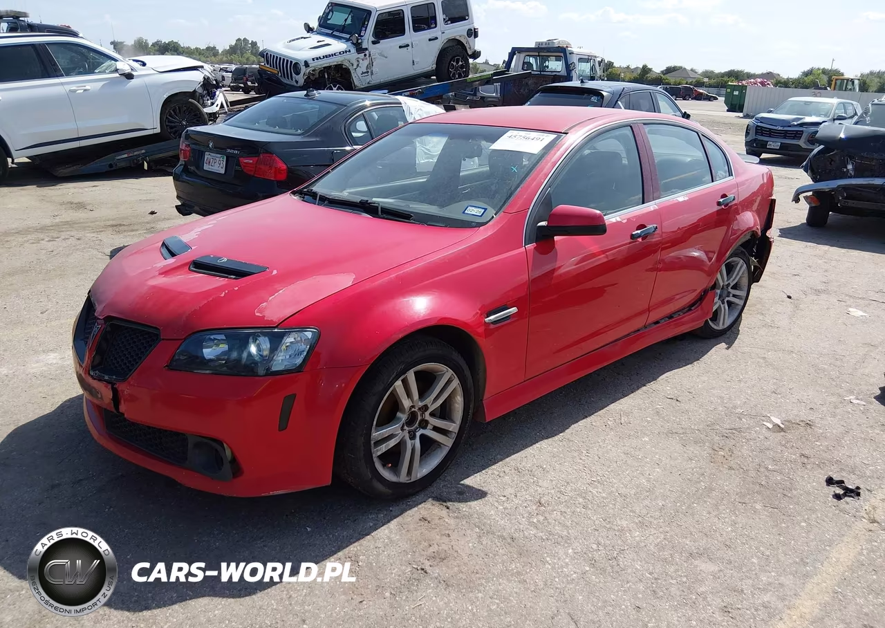 2008 Pontiac G8 VIN:6G2ER57758L145869 - 2