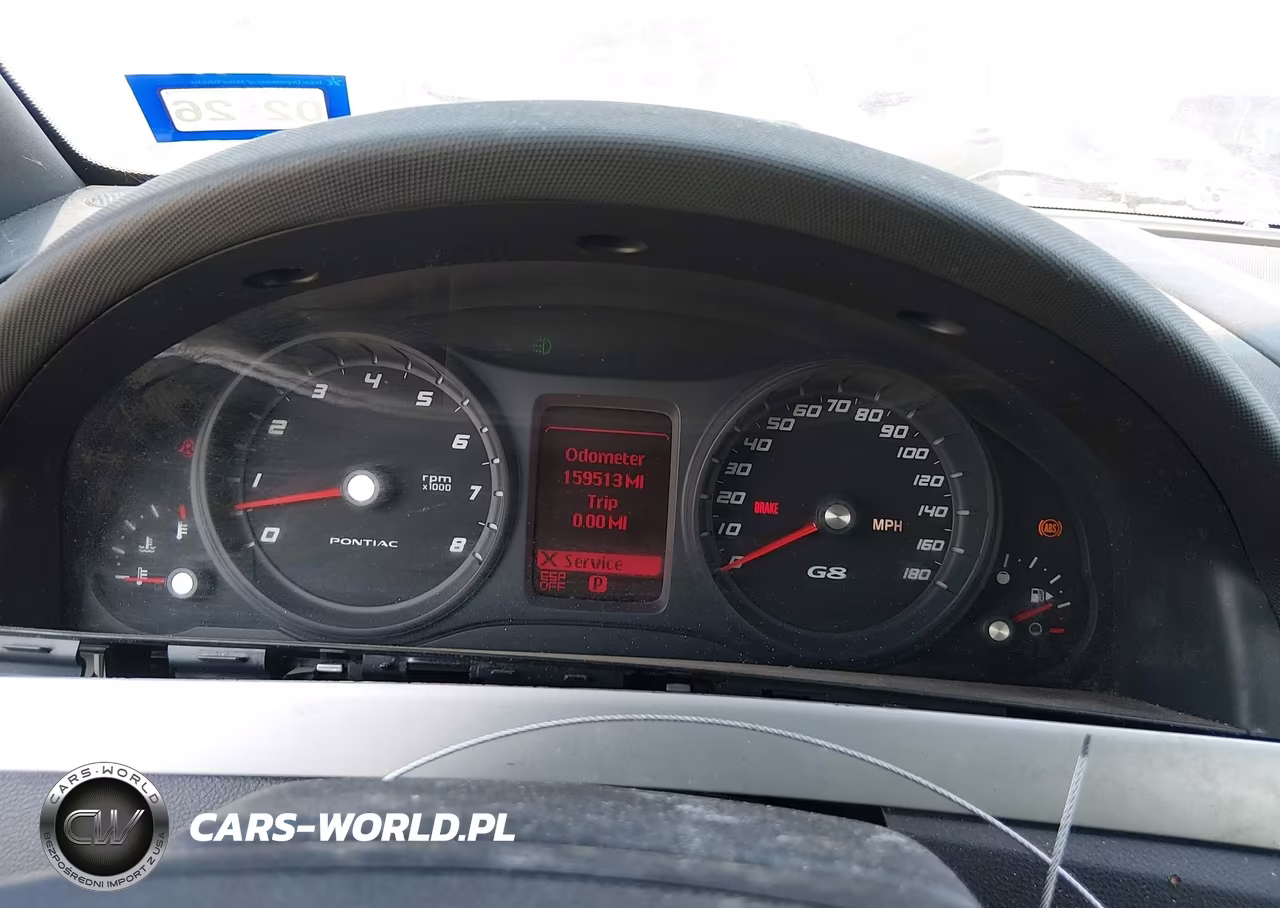 2008 Pontiac G8 VIN:6G2ER57758L145869 - 7