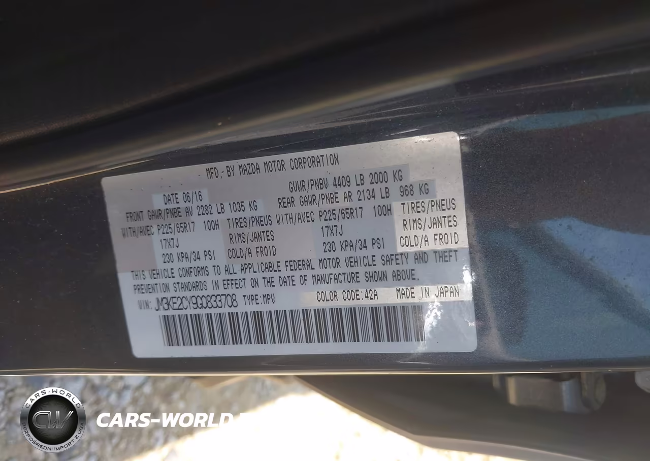 2016 Mazda Cx-5 Touring VIN:JM3KE2CY9G0833708 - 9