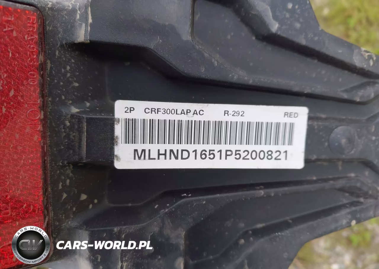 2023 Honda Crf300 La VIN:MLHND1651P5200821 - 10