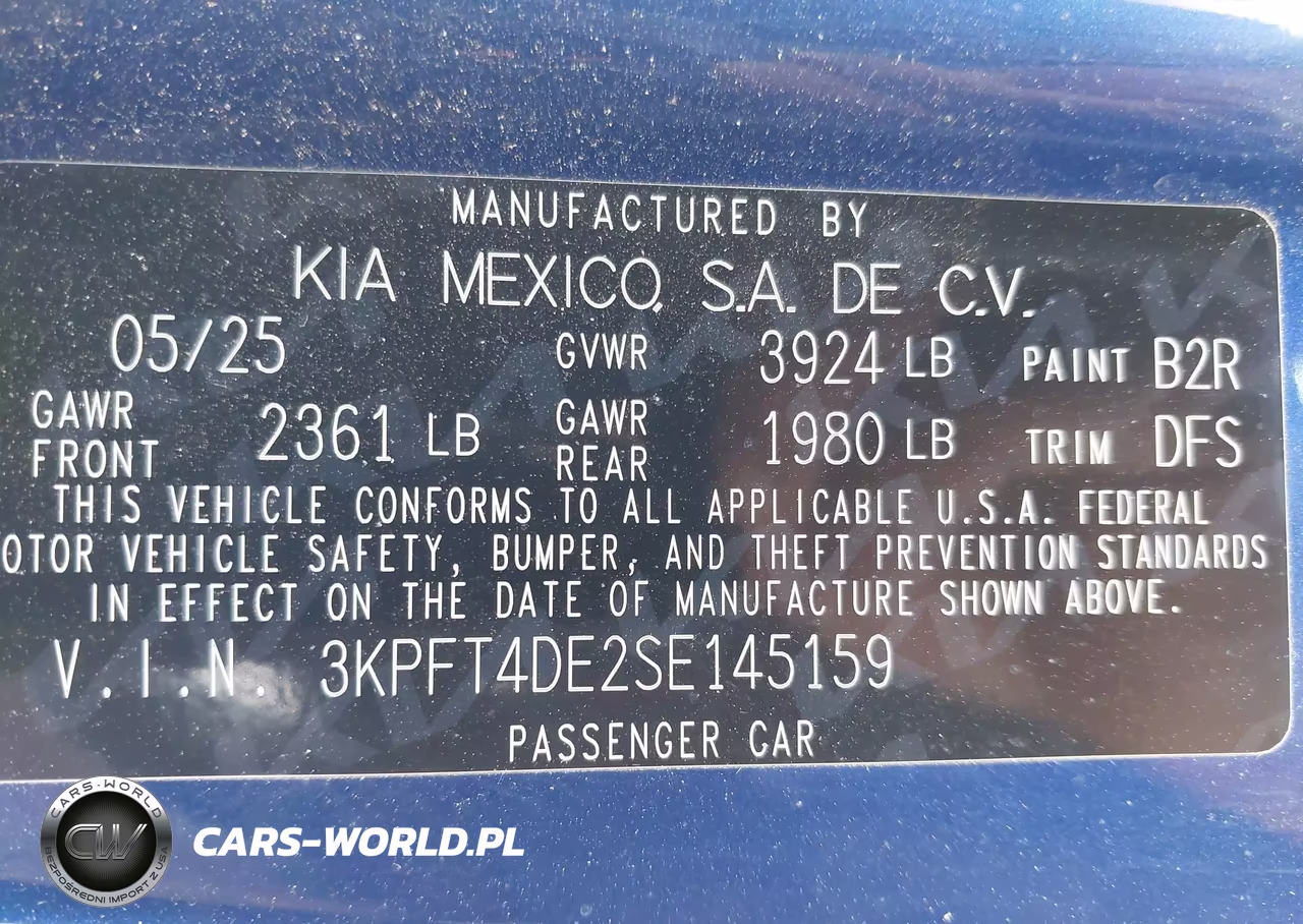 2025 Kia K4 Lxs VIN:3KPFT4DE2SE145159 - 9