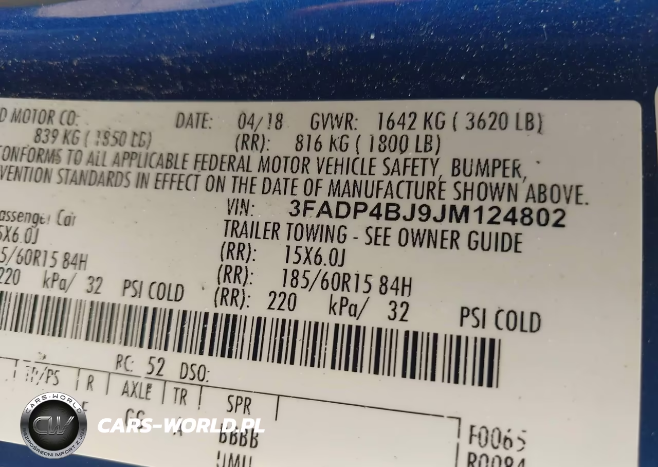 2018 Ford Fiesta Se VIN:3FADP4BJ9JM124802 - 9