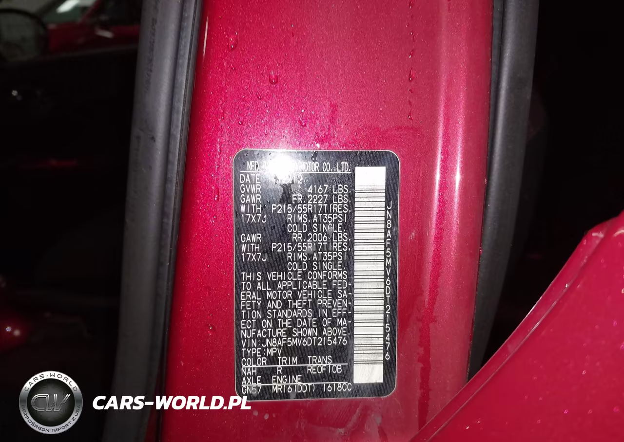 2013 Nissan Juke Sv VIN:JN8AF5MV6DT215476 - 9