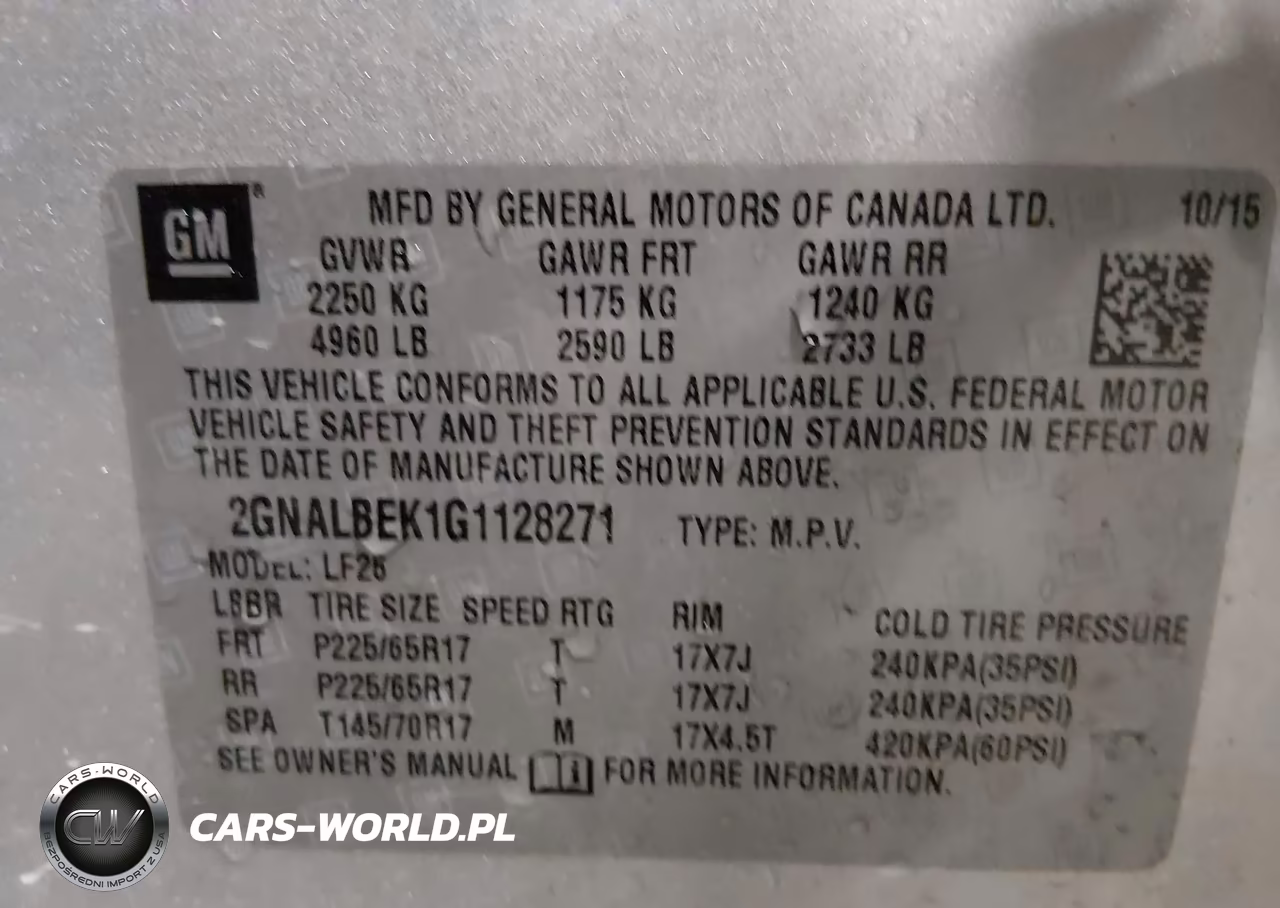 2016 Chevrolet Equinox Ls VIN:2GNALBEK1G1128271 - 9