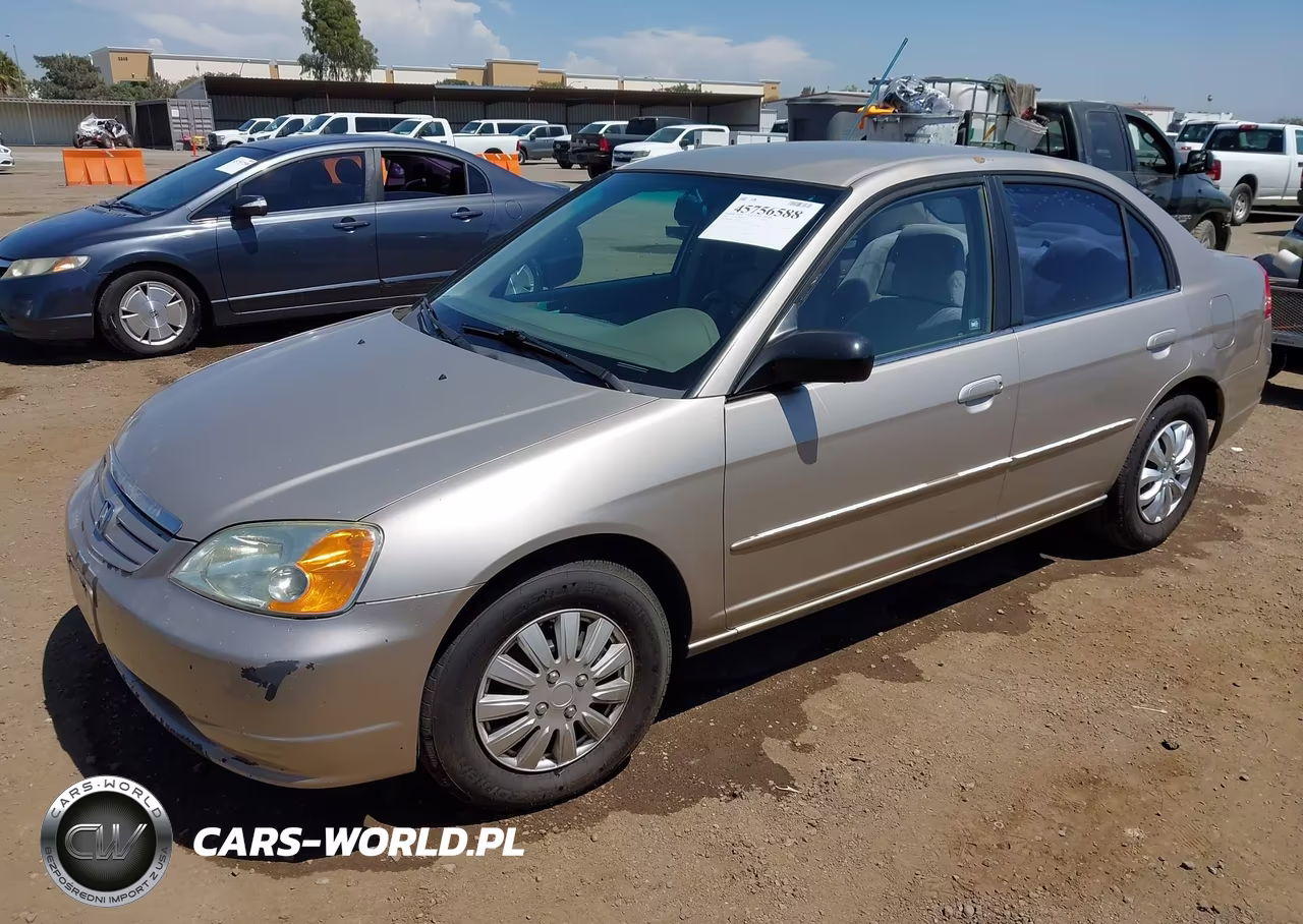 2002 Honda Civic Lx VIN:2HGES16572H576421 - 2