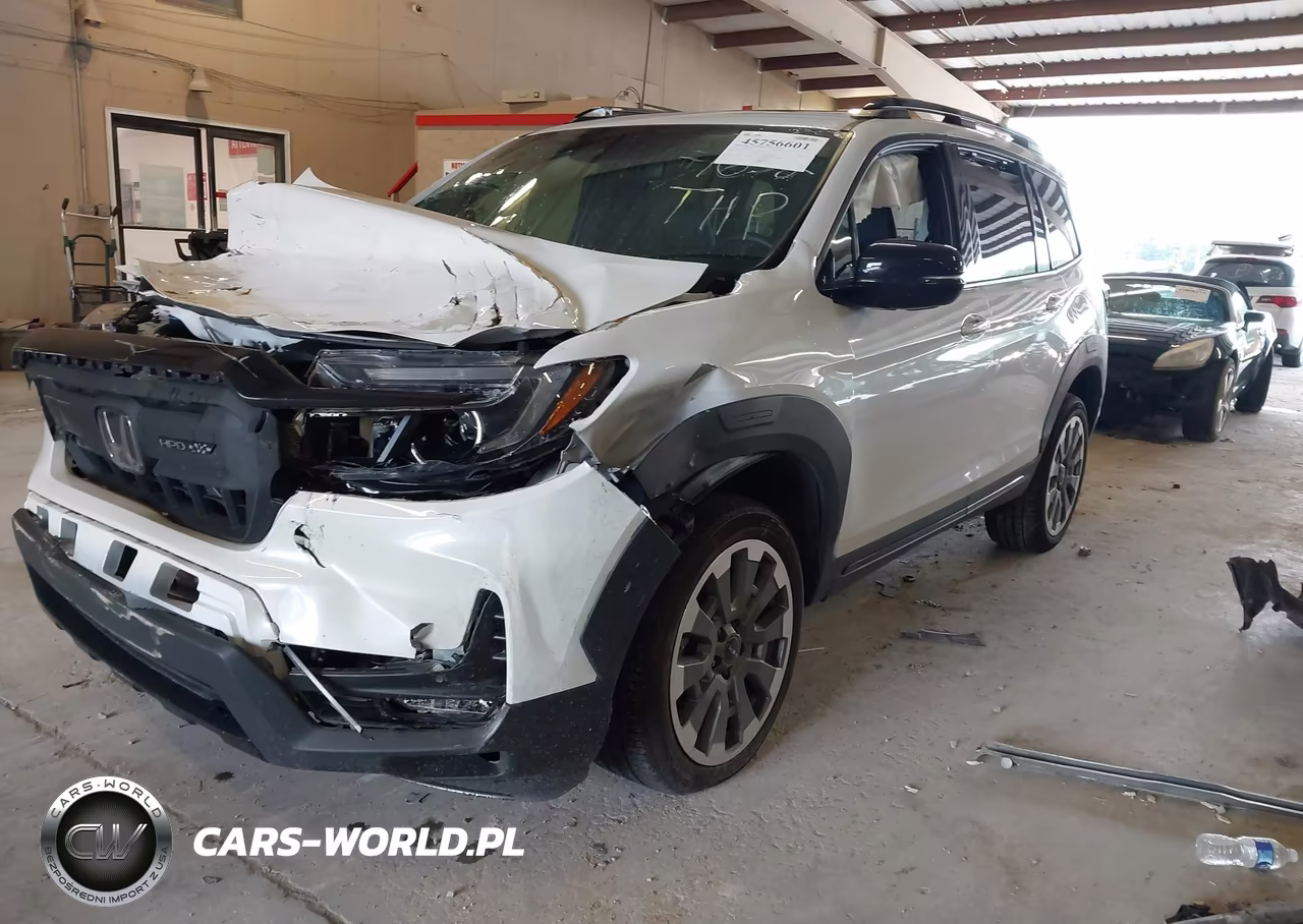 2025 Honda Passport Awd Black VIN:5FNYF8H8XSB014907 - 2