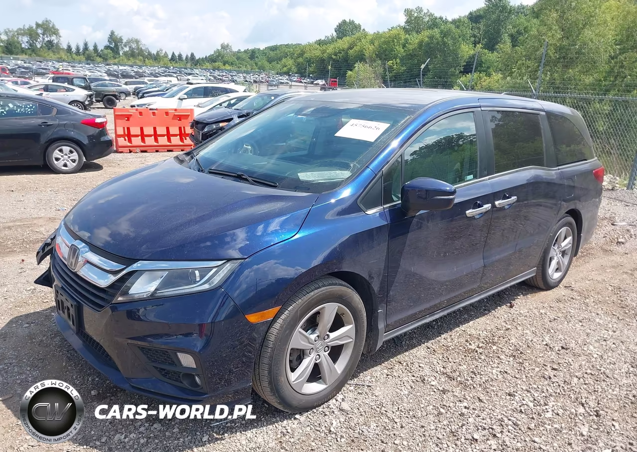2020 Honda Odyssey Ex-L-Ex-L W-Navi Res VIN:5FNRL6H72LB011896 - 2