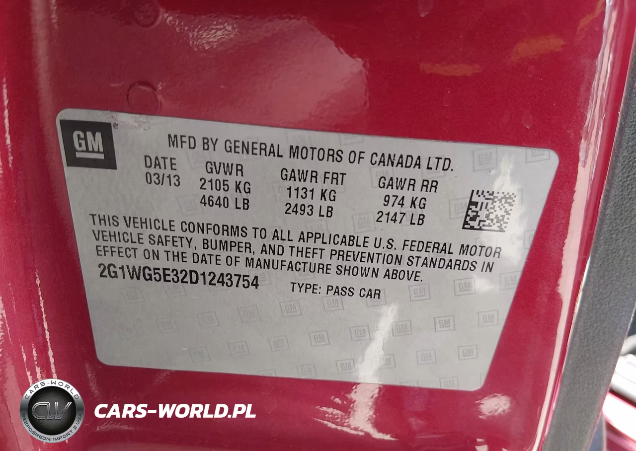 2013 Chevrolet Impala Lt VIN:2G1WG5E32D1243754 - 9