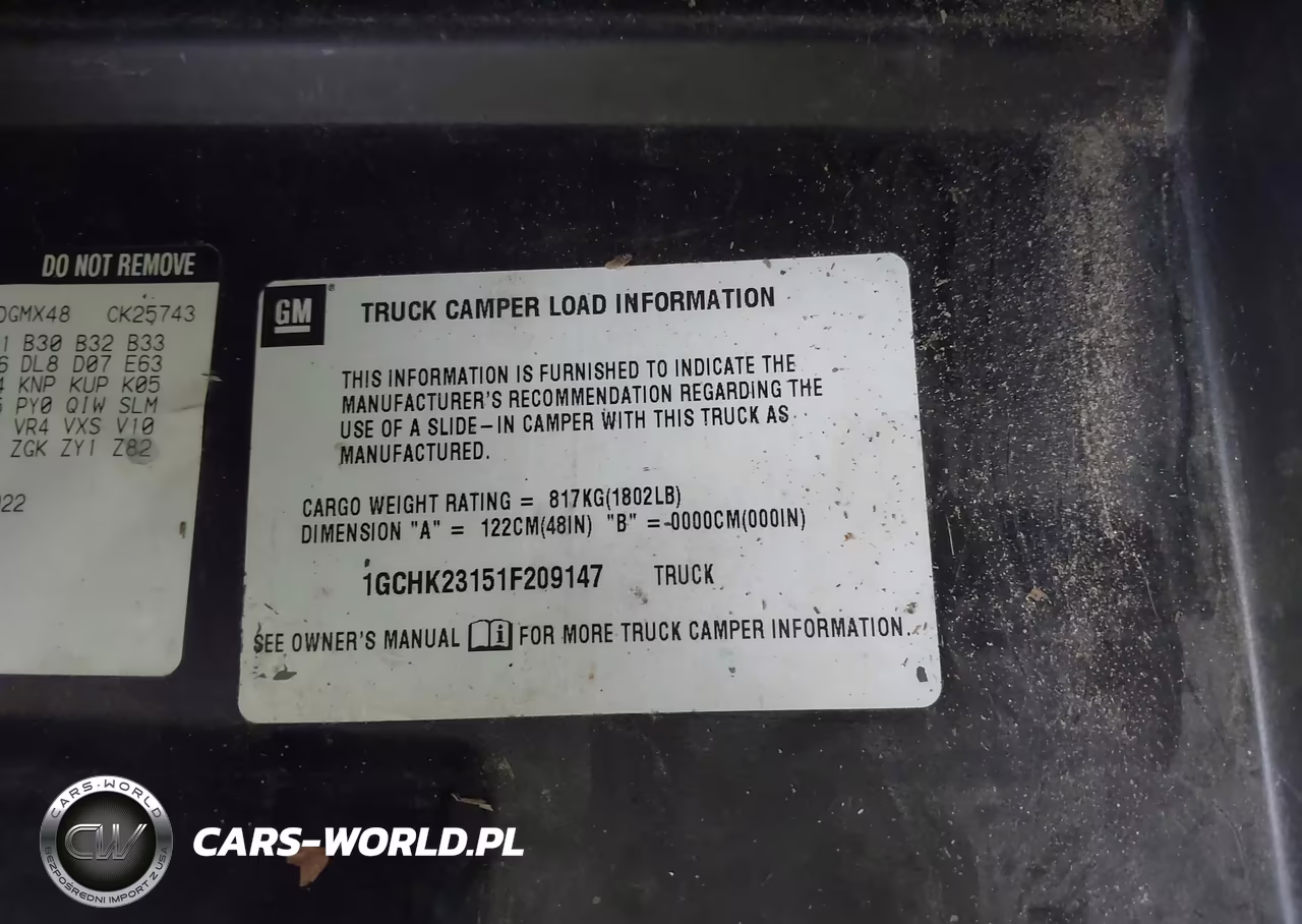 CHEVROLET SILVERADO 2500HD VIN:1GCHK23151F209147 - 9