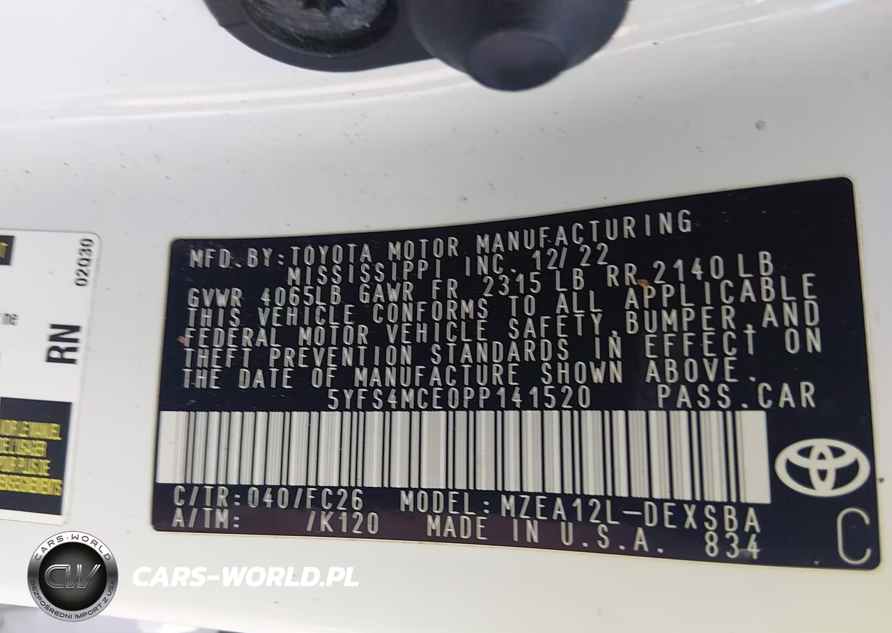 2023 Toyota Corolla Se VIN:5YFS4MCE0PP141520 - 9
