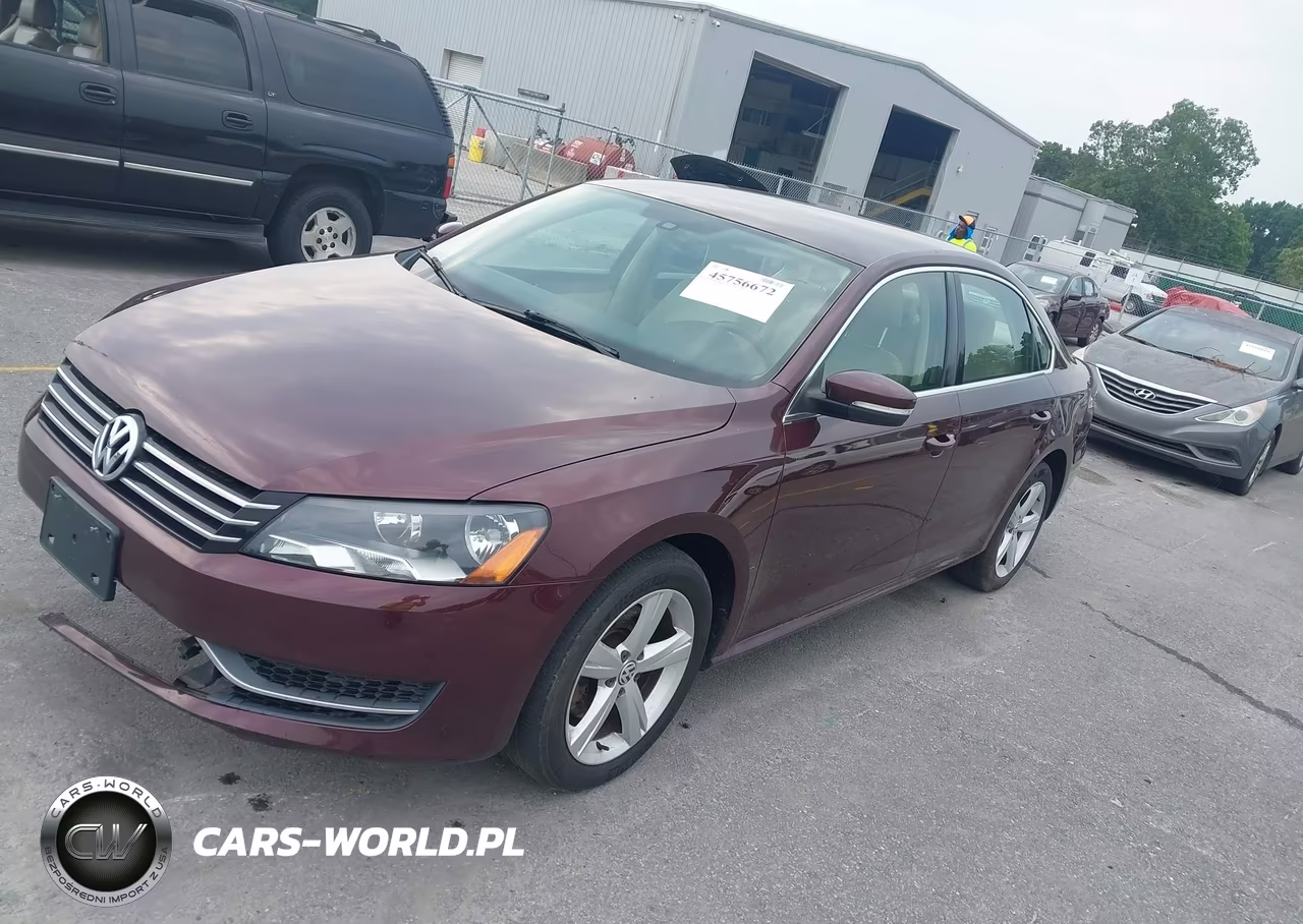 2014 Volkswagen Passat 1.8T Se VIN:1VWBT7A33EC055756 - 2