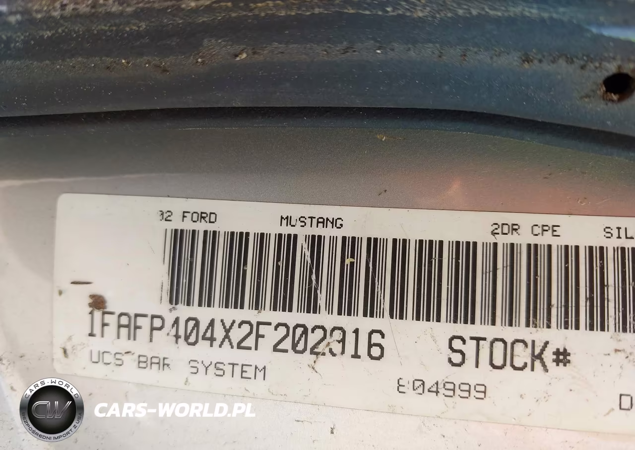 2002 Ford Mustang Deluxe-Premium-Standard VIN:1FAFP404X2F202916 - 9