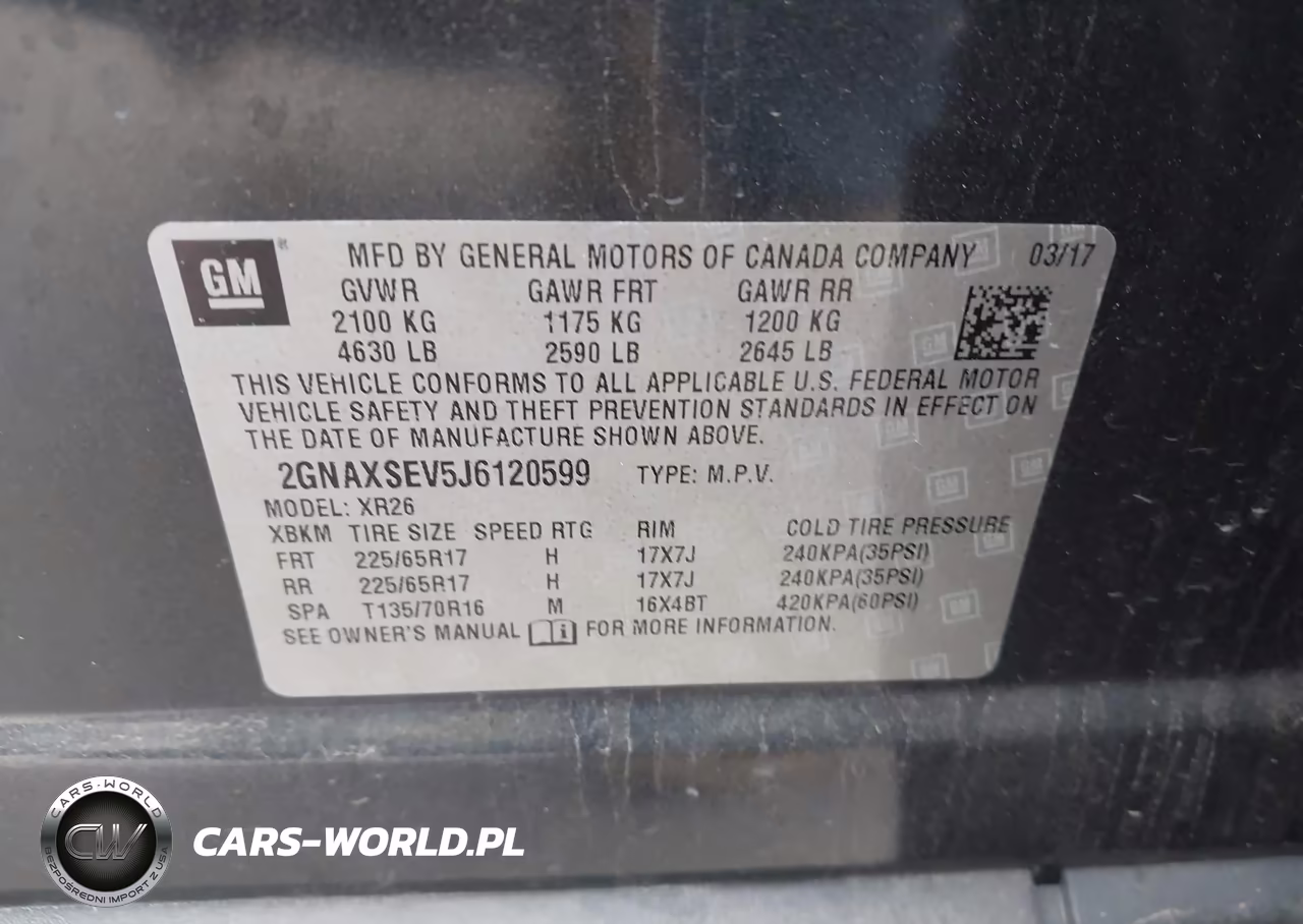 2018 Chevrolet Equinox Lt VIN:2GNAXSEV5J6120599 - 9
