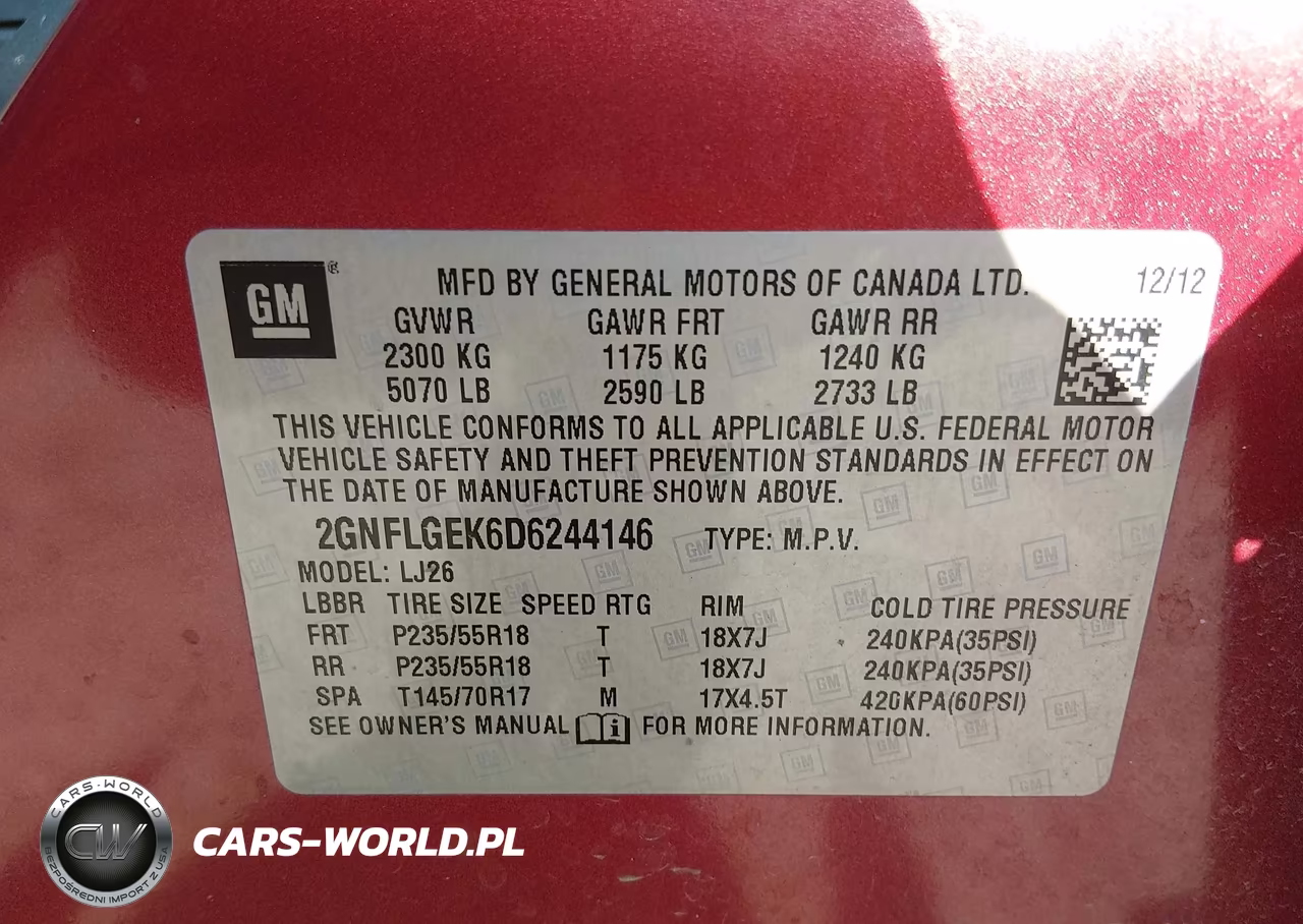 2013 Chevrolet Equinox Ltz VIN:2GNFLGEK6D6244146 - 9