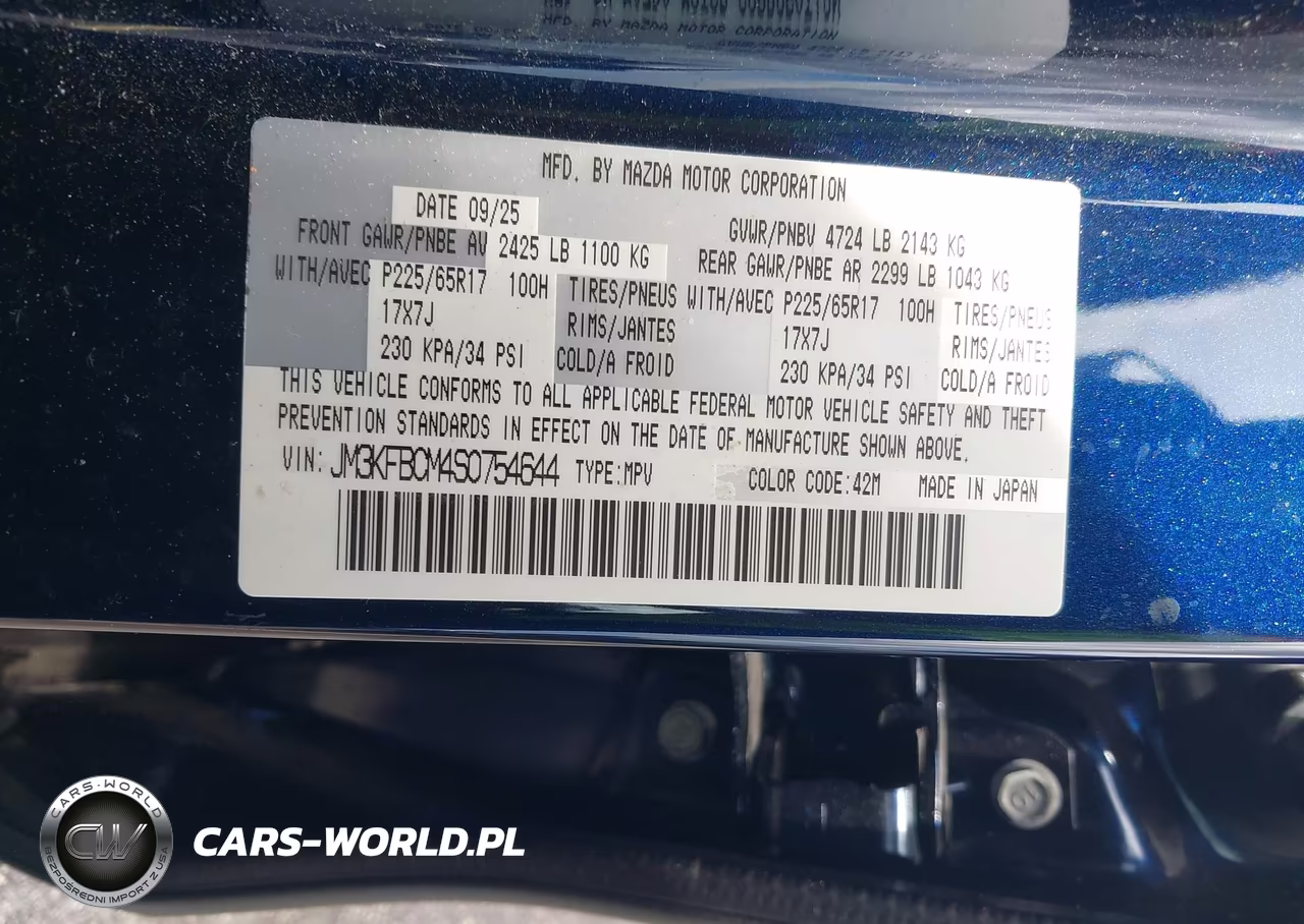 2025 Mazda Cx-5 2.5 S Preferred VIN:JM3KFBCM4S0754644 - 9
