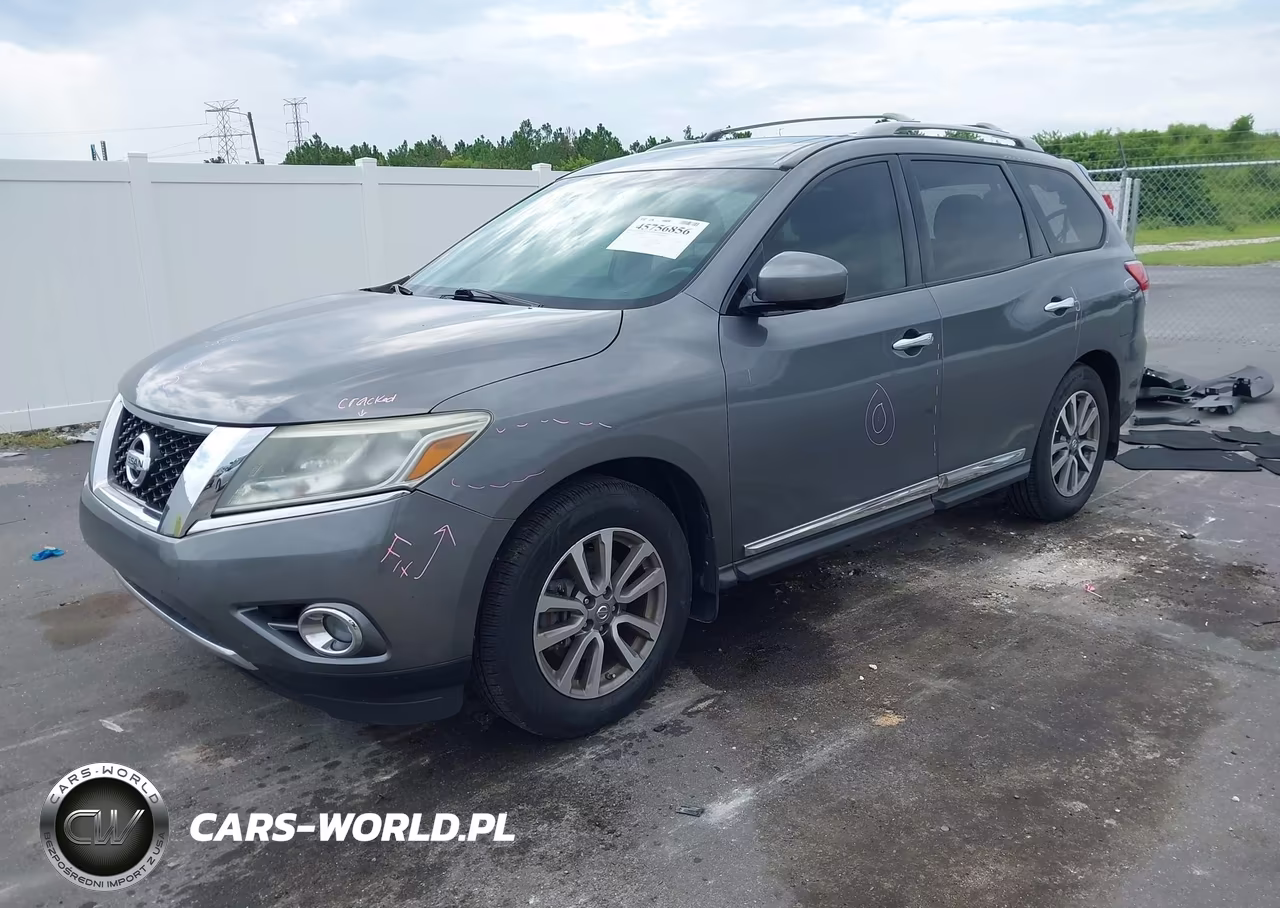2015 Nissan Pathfinder Sl VIN:5N1AR2MN7FC637725 - 2