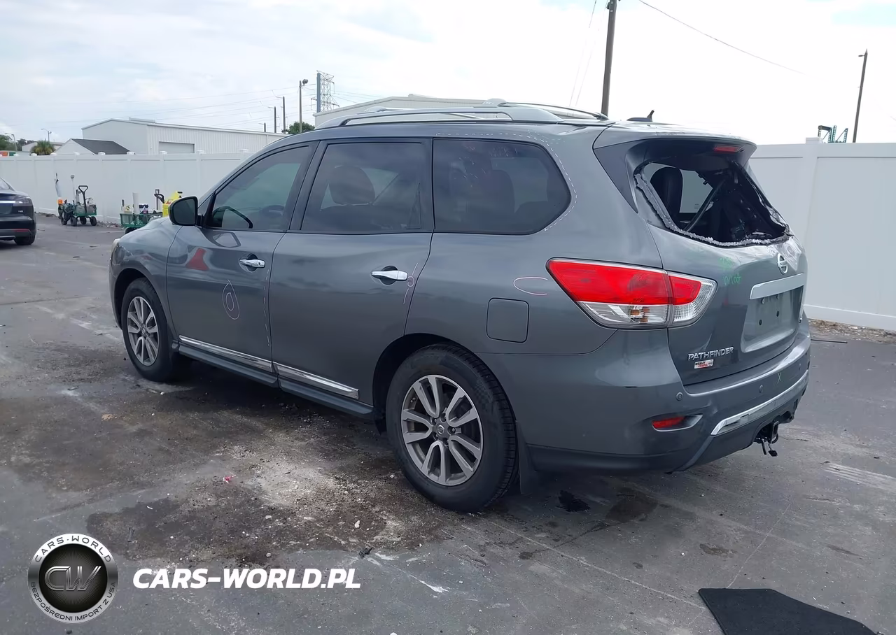 2015 Nissan Pathfinder Sl VIN:5N1AR2MN7FC637725 - 3