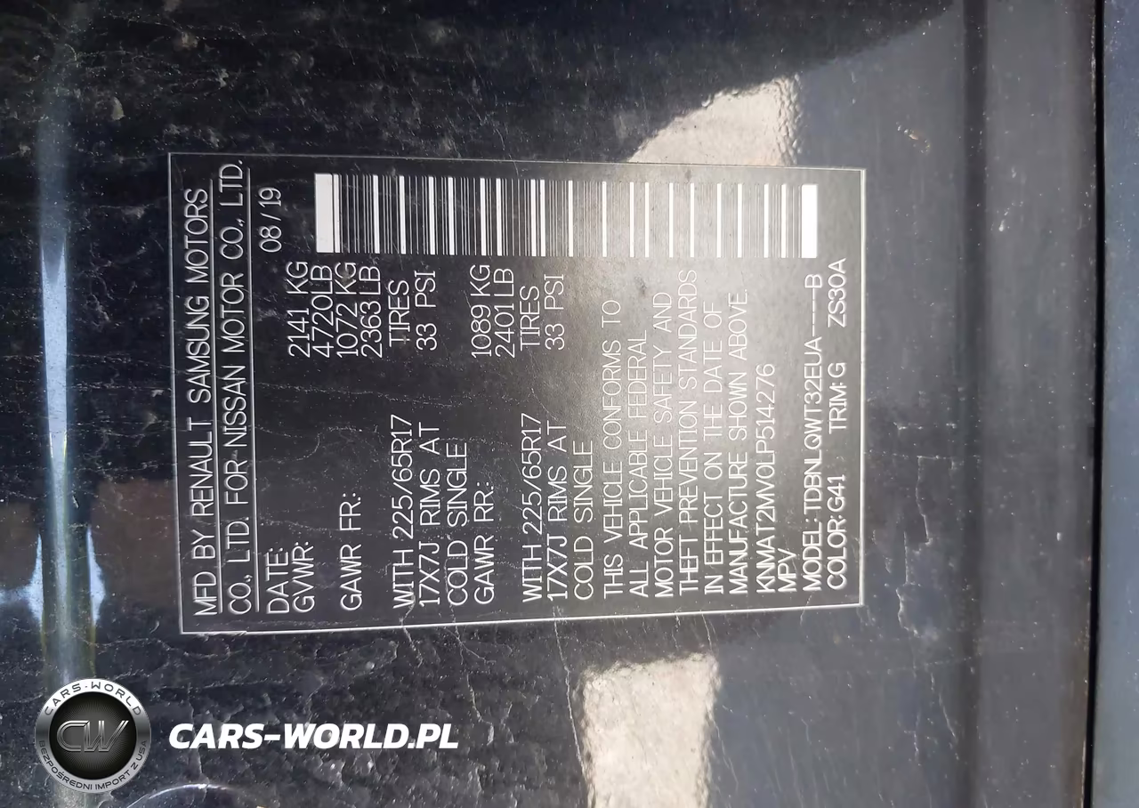 2020 Nissan Rogue Sv Intelligent Awd VIN:KNMAT2MV0LP514276 - 9