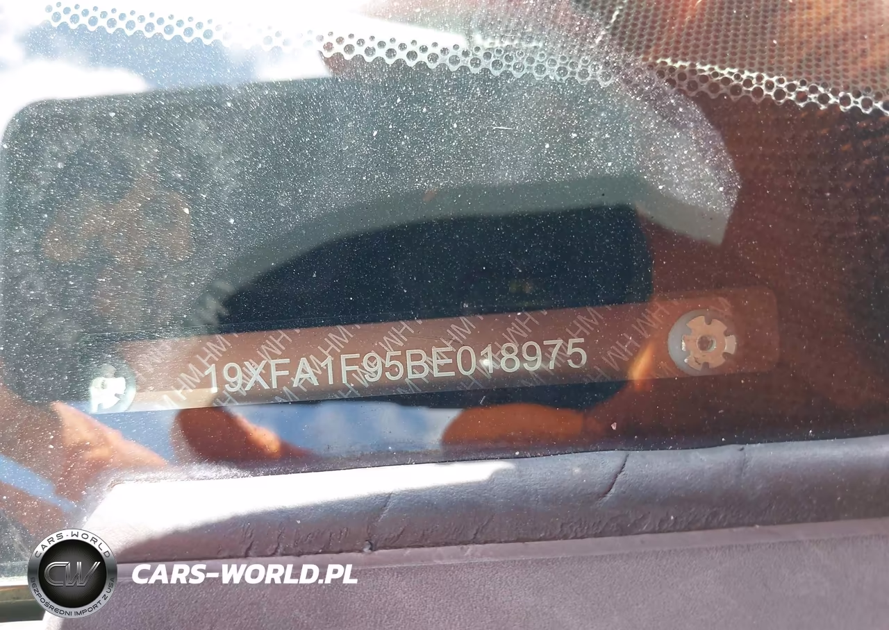 2011 Honda Civic Ex-L VIN:19XFA1F95BE018975 - 9
