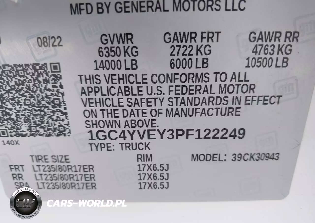 2023 Chevrolet Silverado 3500Hd 4Wd Long Bed High Country VIN:1GC4YVEY3PF122249 - 8