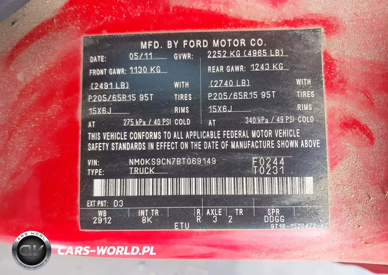 2011 Ford Transit Connect Xlt Premium VIN:NM0KS9CN7BT069149 - 4
