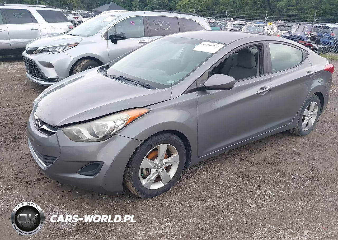 2013 Hyundai Elantra Gls VIN:5NPDH4AE5DH358392 - 2
