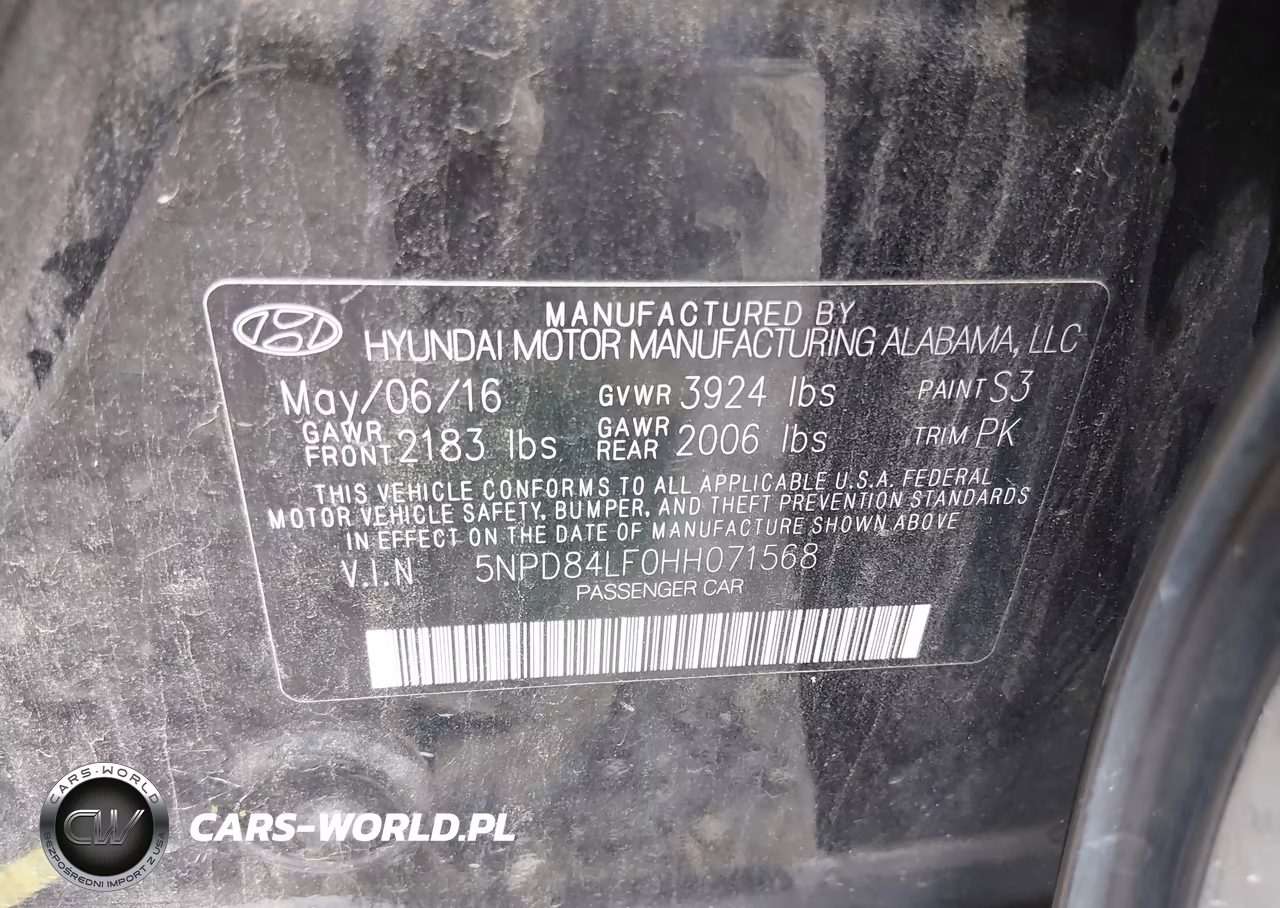 2017 Hyundai Elantra Se VIN:5NPD84LF0HH071568 - 6