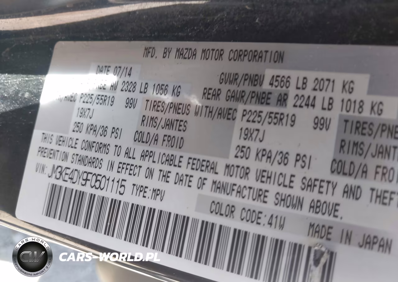 2015 Mazda Cx-5 Grand Touring VIN:JM3KE4DY9F0501115 - 9