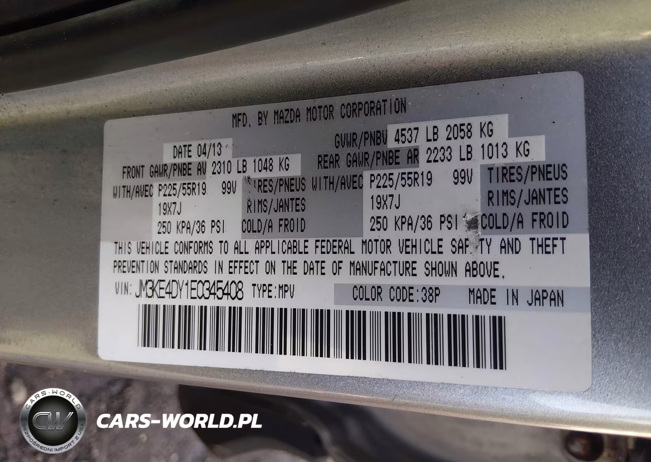 2014 Mazda Cx-5 Grand Touring VIN:JM3KE4DY1E0345408 - 9