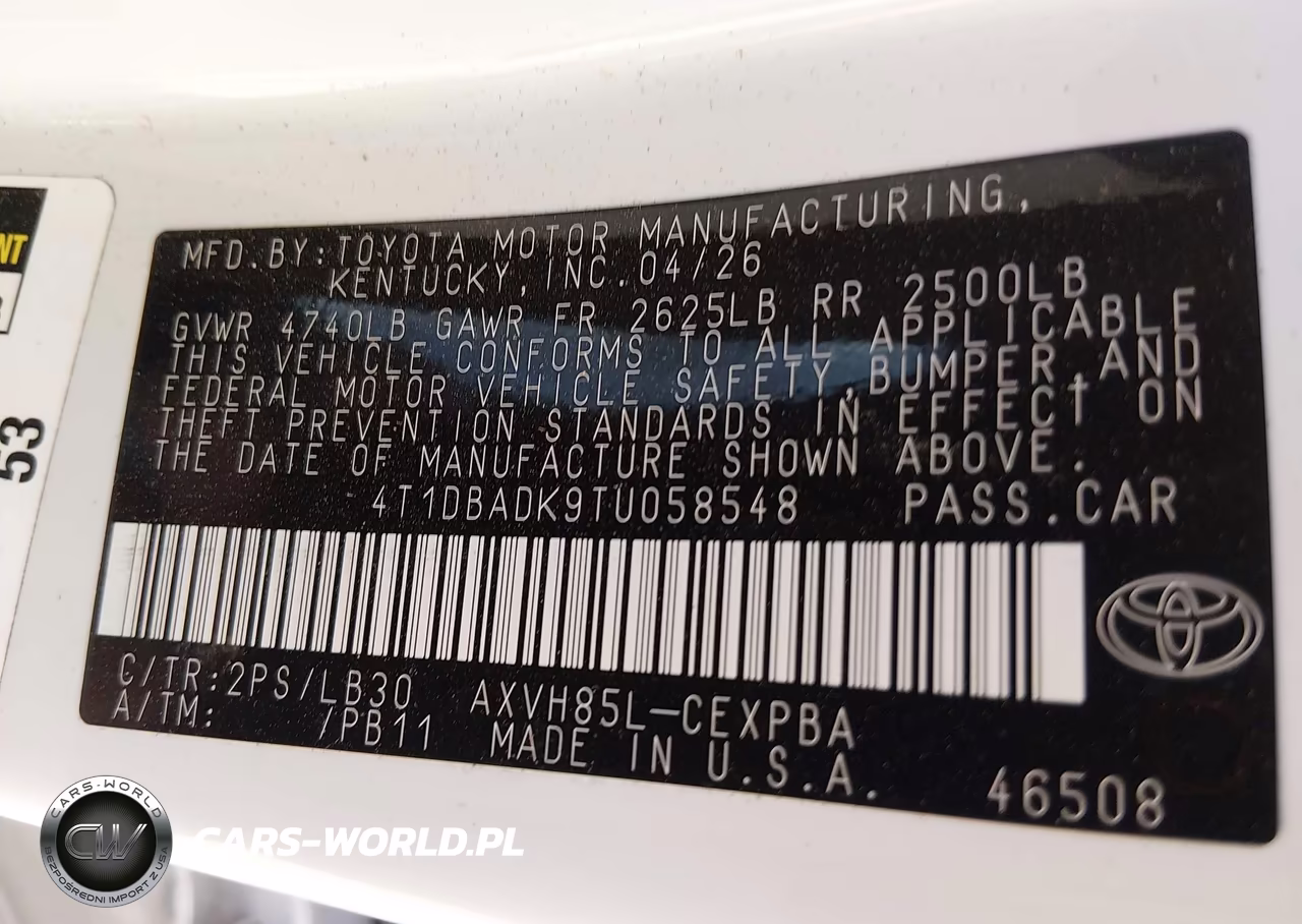 2026 Toyota Camry Xse VIN:4T1DBADK9TU058548 - 9