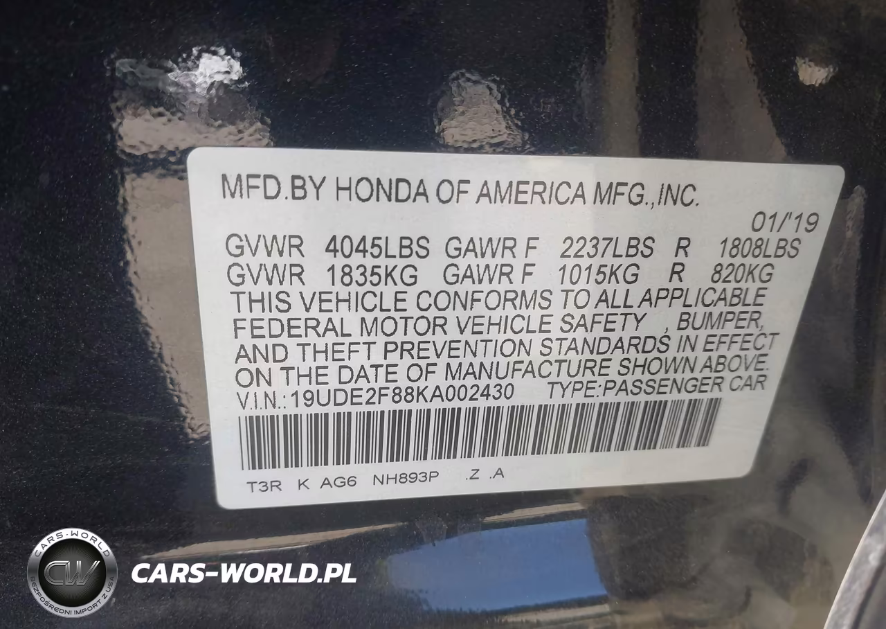 2019 Acura Ilx Premium A-Spec Packages-Technology A-Spec Packages VIN:19UDE2F88KA002430 - 9
