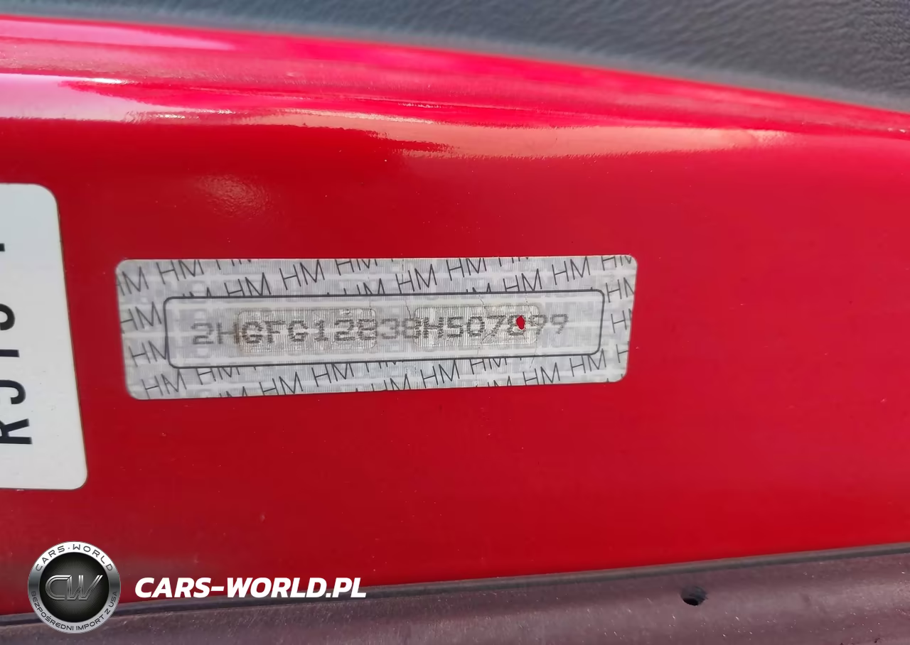 2008 Honda Civic Ex VIN:2HGFG12838H507899 - 9