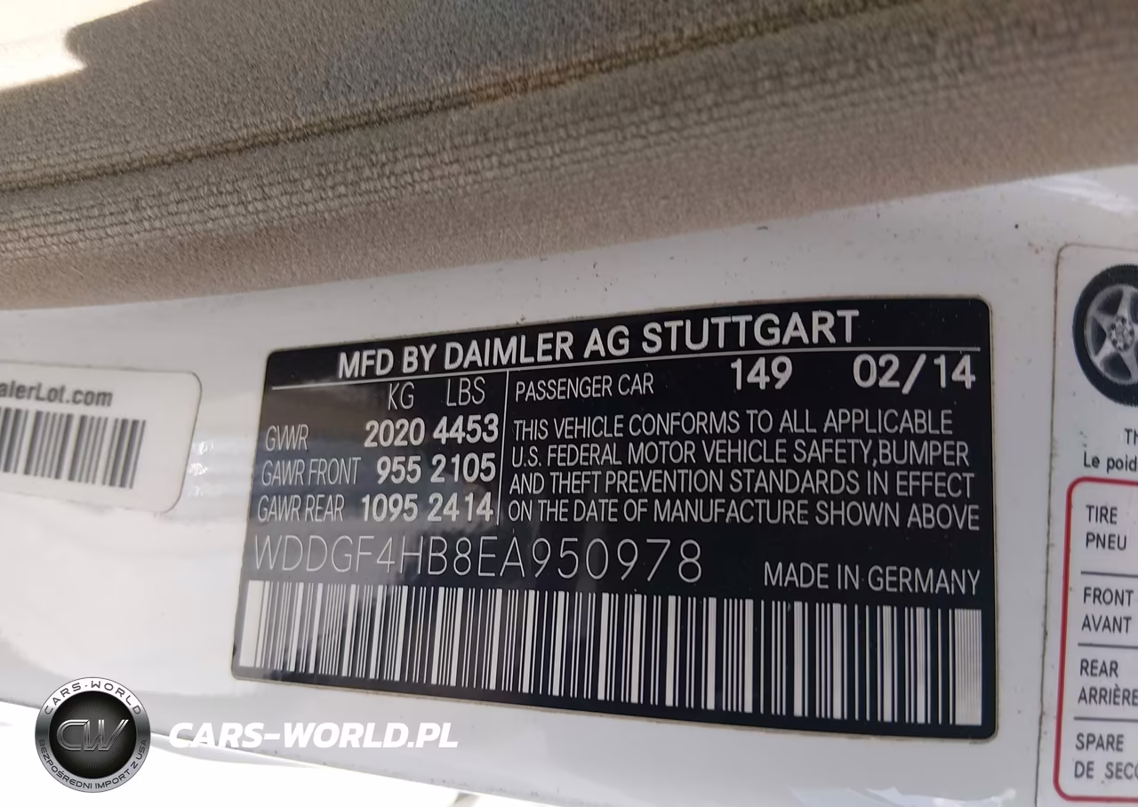 2014 Mercedes-Benz C 250 Sport VIN:WDDGF4HB8EA950978 - 9