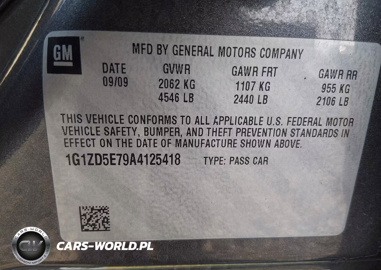 2010 Chevrolet Malibu Lt VIN:1G1ZD5E79A4125418 - 9