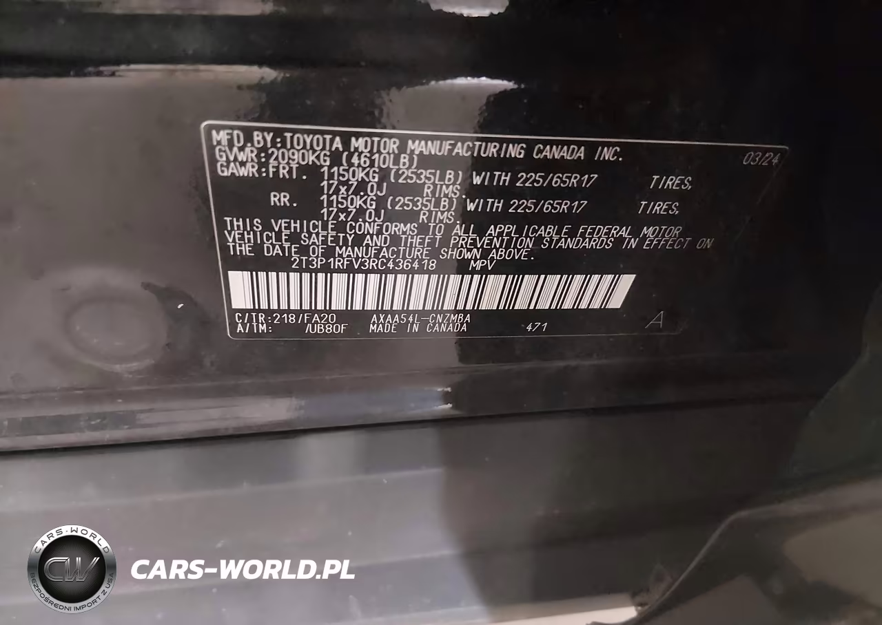 2024 Toyota Rav4 Xle VIN:2T3P1RFV3RC436418 - 9