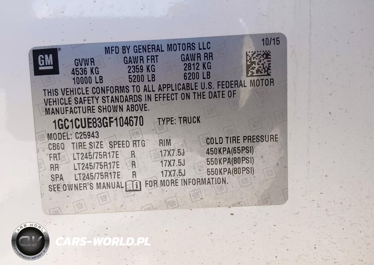 2016 Chevrolet Silverado 2500Hd Work Truck VIN:1GC1CUE83GF104670 - 9