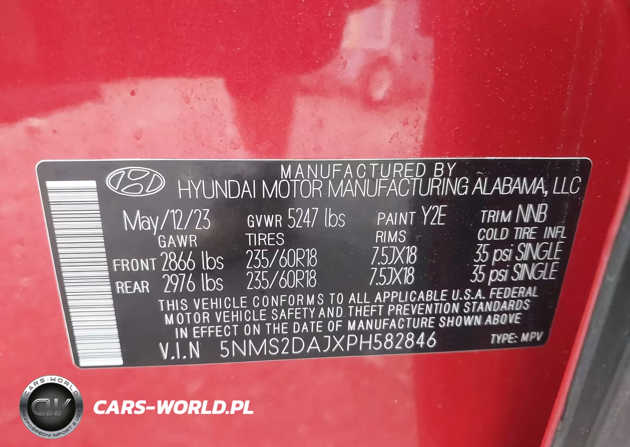 2023 Hyundai Santa Fe Sel VIN:5NMS2DAJXPH582846 - 9