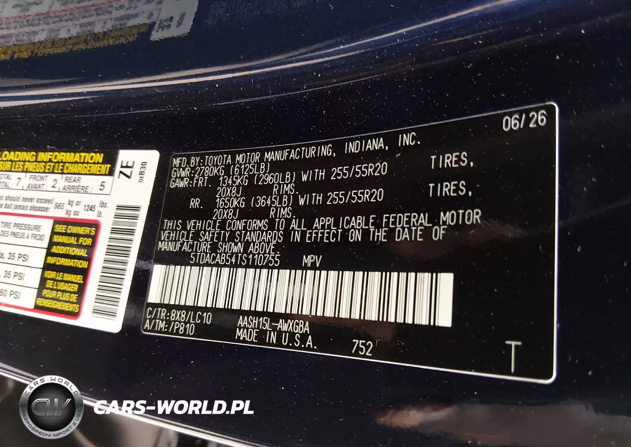 2026 Toyota Grand Highlander Hybrid Limited VIN:5TDACAB54TS110755 - 9