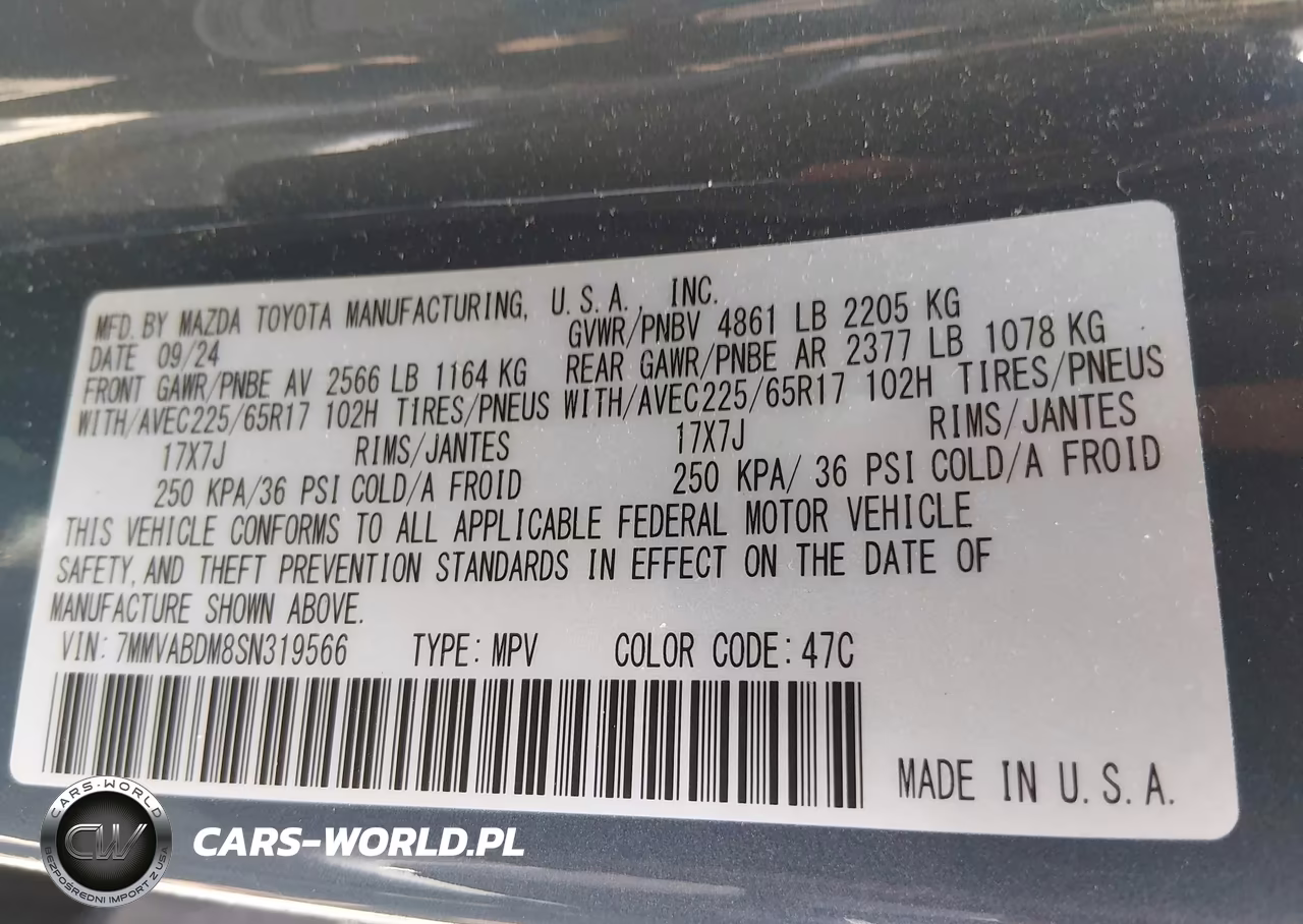 2025 Mazda Cx-50 2.5 S Premium Package VIN:7MMVABDM8SN319566 - 9