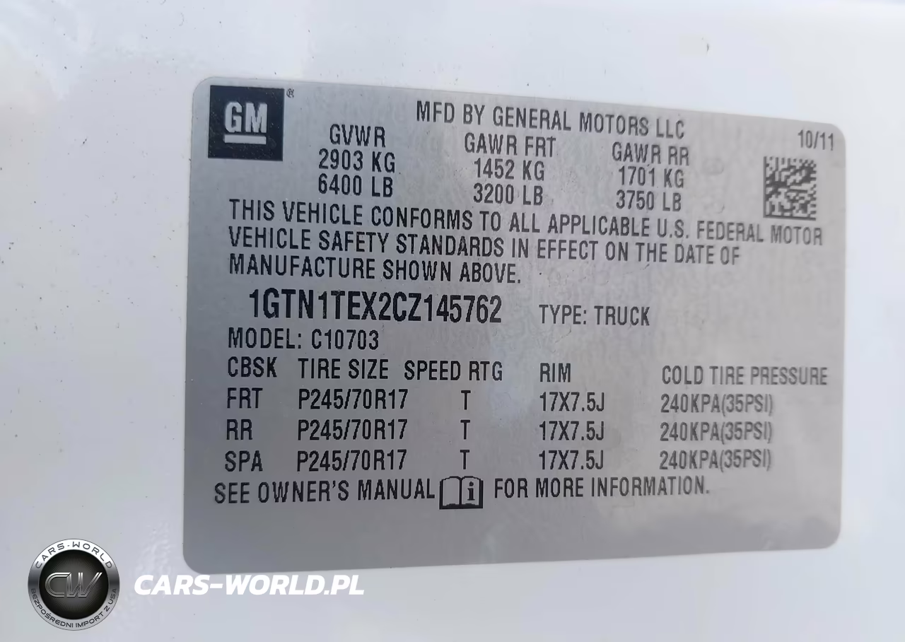 2012 GMC Sierra 1500 Work Truck VIN:1GTN1TEX2CZ145762 - 9