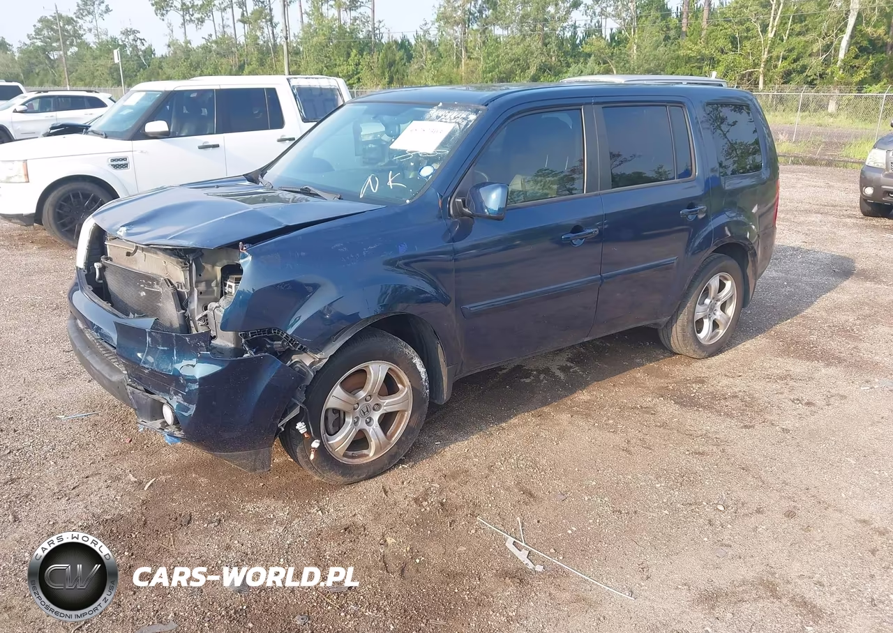 2013 Honda Pilot Ex-L VIN:5FNYF3H52DB017845 - 2
