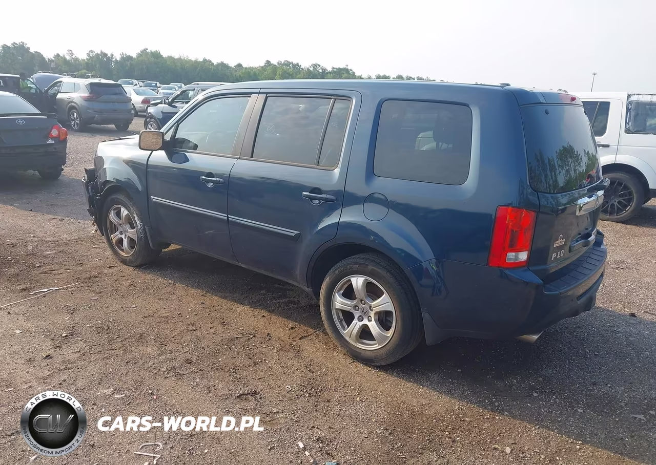 2013 Honda Pilot Ex-L VIN:5FNYF3H52DB017845 - 3