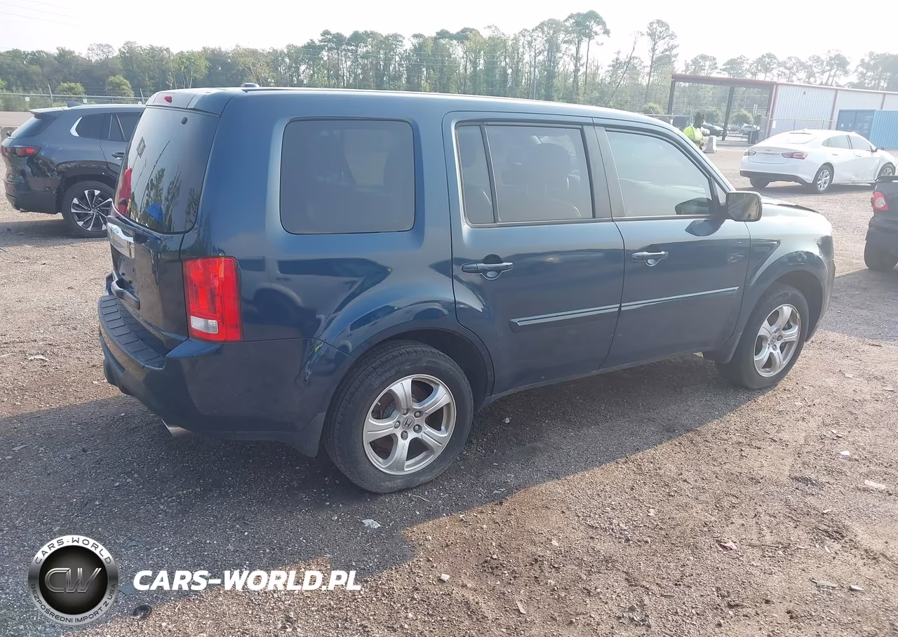2013 Honda Pilot Ex-L VIN:5FNYF3H52DB017845 - 4