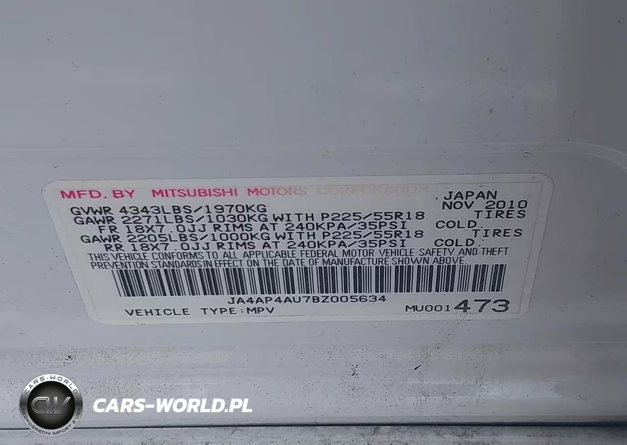 2011 Mitsubishi Outlander Sport Se VIN:JA4AP4AU7BZ005634 - 9