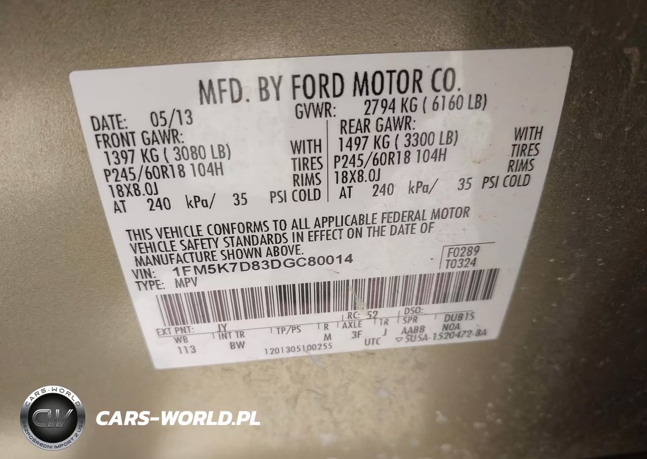 2013 Ford Explorer Xlt VIN:1FM5K7D83DGC80014 - 9
